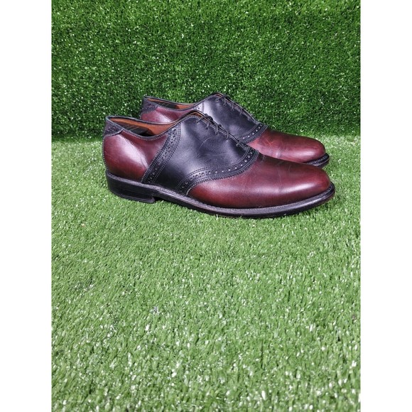 Men's Two-Tone Leather Dress Shoes - Picture 1 of 14